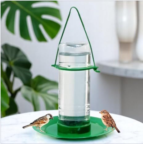 Image of Hanging Bird Water Feeder for Outdoor, Garden and Balcony, Weatherproof Bird Water Feeder Large Capacity (Pack of 5 Pcs)