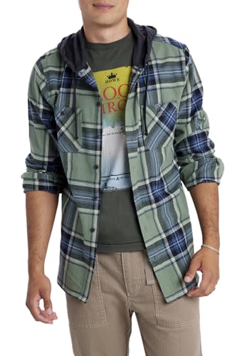 UNIONBAY Men's Classic Flannel Hoodie