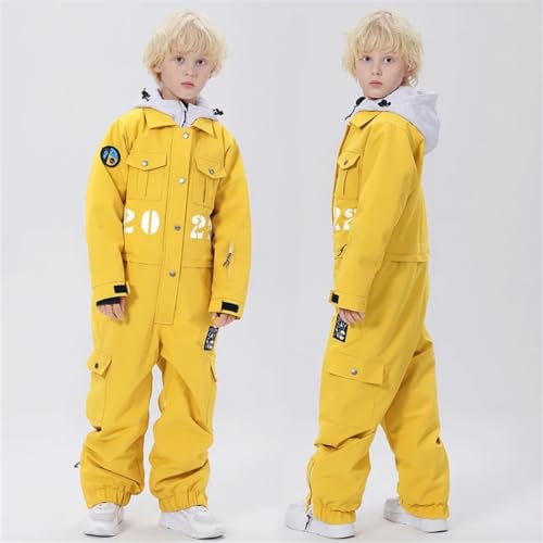 Boys Girls Winter Warm Waterproof Windproof Ski Suit Insulated Jumpsuit Overalls Winter Snowsuits4