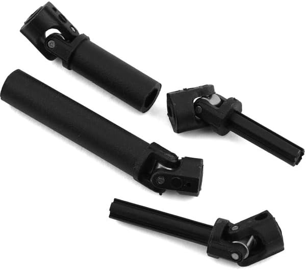 Furitek Plastic Driveshaft with Metal U-Joint for Furitek Cayman Carbon Fiber Chassic Frame 1/24 Scale Kit - Remote Control Car Part Upgrades (Metal U-Joint (XL Version))