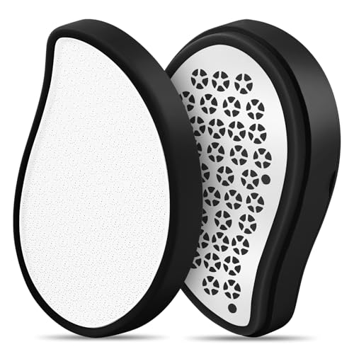 AOGOE 2 in1 Lima per Piedi in Nano Vetro, Professionale Piede di Rimozione Della Pelle Dura, Riutilizzabile Lima per Talloni Screpolati, Rimuove e Ammorbidisce la Pelle con Calli e Talloni Screpolati