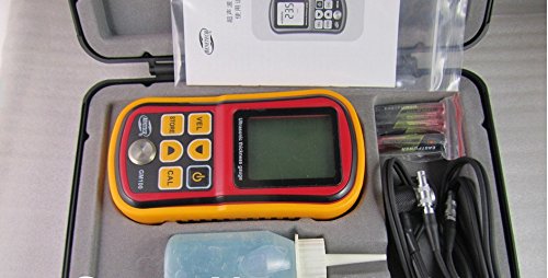 Calibrador digital portátil avanzado ultrasónico para acero y PVC, 1.2~220mm miniatura 1