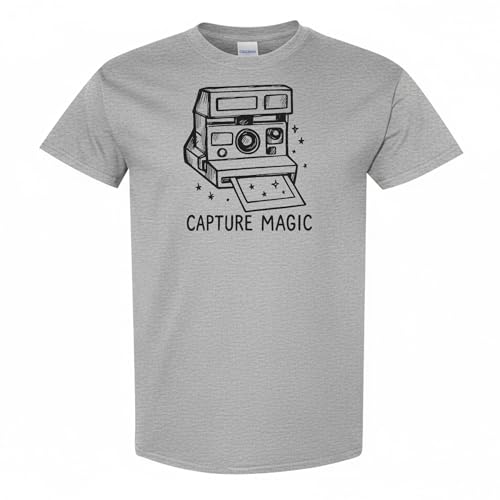 Capture Magic Photography T-Shirt – Art Apparel – 100% Cotton