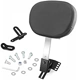 Adjustable Plug-in Driver Rider Backrest Custom Kit for Harley Electra Glides 1997-2026 Made Fit for Touring Models Road King Street Glide (Chrome Finished)