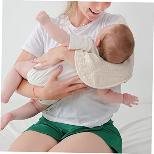 4Pcs Burp Cloths Pure Cotton Newborn Burping Rags Super Absorbent Washcloths Soft Gentle for Delicate Skin Essential Supply 6