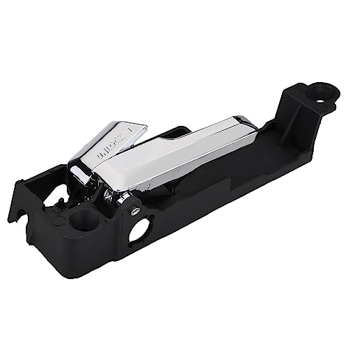 oAutoSjy 1 peça maçaneta interna interna da porta, alavanca cromada, lado esquerdo do motorista, com