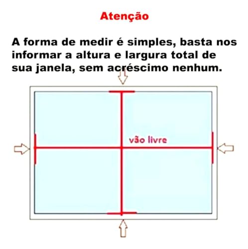 Tela Para Janela Mosquiteiro Kit Completo 150x100 Sob Medida