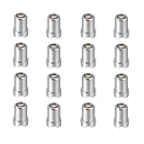 16 Pack 510 Thread Magnetic Adapter Kit, Thread Screw Converter, Metal Connector Adapters Repair Accessories for Electronic Equipment, Universal Threaded Screw Converter for Soldering Iron