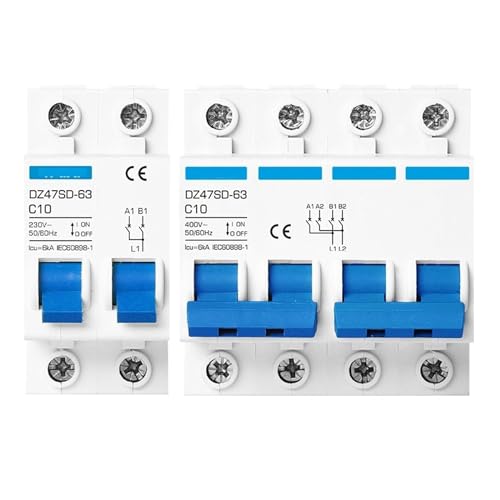 Interruptor manual de transferencia para alternar red y paneles solares 2P 63A