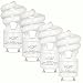 (4 Pack) 13 Watt Mini Spiral - GU24 Base - (60W Equivalent) - T2 Mini-Twist - CFL Light Bulb (Bright White (5000K), CFL)