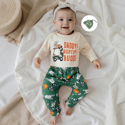 Image of Amnnchya Newborn Baby Boy Clothes Fishing Short Sleeve Romper Shirt Tops Pants Summer Spring Outfits Cute Hat Set