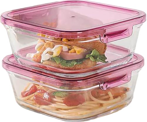 KX Hiۑe Wt  ϔMe glass container ٓ bento box ςݏdˎ[֗ ٓ ϔM t[c T_`{bNX H {bNX Lb`XgbJ[ ①Ɏ[ dqW j  (90