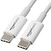 Amazon Basics Cable de carga rápida USB-C a USB-C, velocidad de 480 Mbps, certificado USB-IF, para carga rápida Apple iPhone 16/15, iPad, MacBook, Samsung Galaxy, tabletas, portátiles, 6 pies, color