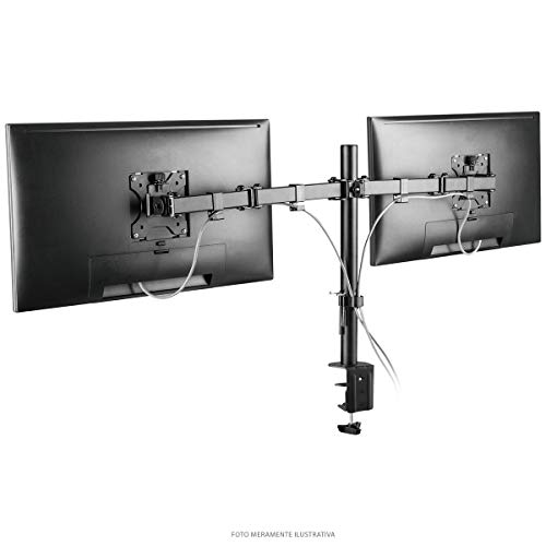 SUPORTE ARTICULADO PARA 2 MONITORES 13''-32'' VESA 100X100 SM-341A - VINIK