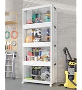 Amazon.com - OlarHike 97QT Stackable Storage Bins with Lids