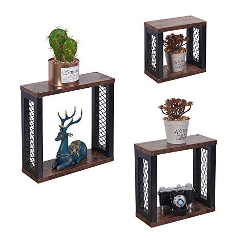 Nxn Home Set Of 3 Square Cube Floating S Buy Online In Maldives At Desertcart