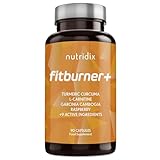 FitBurner - Quemagrasas - Control Peso - L Carnitina + Garcinia Cambogia + 9 Vitaminas - PARA 3 MESES - 90 Cápsulas