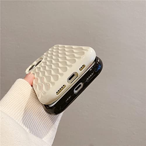 Coque iPhone 11 Pro Max silicone blanc BSAPP protection arrière motif luxe