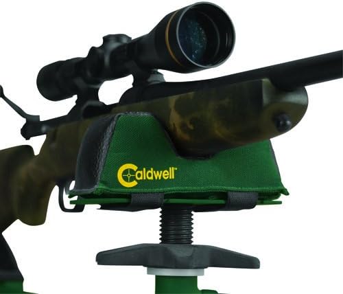 Caldwell Filled Universal Front Rest Bag with Durable Construction and Hook and Loop Straps for Outdoor, Range, Shooting and Hunting