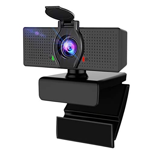 Walkbee Webcam con micrófono y Cubierta de privacidad, 1080P HD Desktop Streaming Webcam USB Cámara de Ordenador para Mac y PC Laptop, cámara Web portátil para videollamadas y videoconferencias.