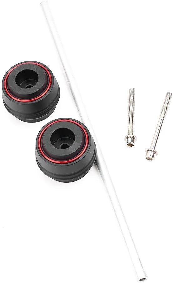 アクセサリー オートバイ フロント リア ホイール フォーク アクスル フォーク フレーム スライダー プロテクター パッド に適合