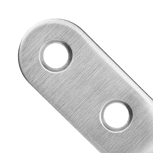 ZOENHOU 50 PCS 40 x 40mm L Shaped Brackets, Stainless Steel Corner Braces with 200 Screws - Image 4