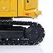 wheelfun Metal 1/14 RC Hydraulic Excavator C308 Radio Controlled Digger Construction Vehicle RTR Model ST8 Radio Battery Hobby Grade Model for Adult