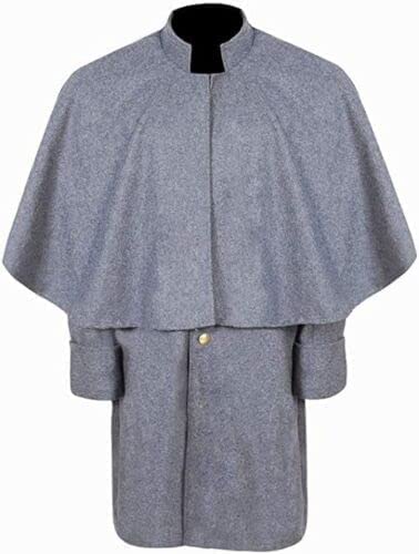 Manteau soldat confédéré guerre civile gris 53 taille longue militaria usa