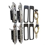 [Diseño aerodinámico] No solo añade estilo, sino que también mejora la aerodinámica de su vehículo, reduce el ruido del viento y aumenta la eficiencia del combustible durante la conducción.