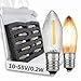 Produktbild BERGLäMPL 10x Universal Filament LED 10V-55V/0.2W für 3W Glühbirnen, warmweiss leuchtend (Universal 10-55V)