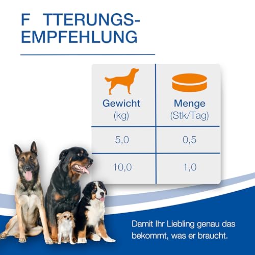 NutriLabs Canicox-HD Gelenktabletten für Hunde 50 Stk. - mit MSM, Chondroitin, Hyaluronsäure, Glucosamin & Teufelskralle - Gesundheitsprodukte für Hunde - Nahrungsergänzungsmittel Hund