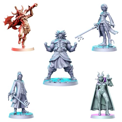 Set de 15 miniaturas sin pintar para DND 32mm miniatura 4