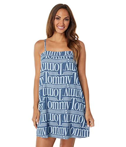 Tommy Jeans Laser Logo Chambray Dress Light Benson LG