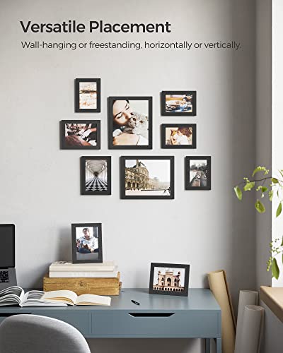 Songmics Different Sizes Picture Frames Bundle With 10-Pack Photo Frames And 1-Pack Shadow Box #TOP2