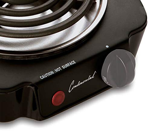 Continental Electric Ce23309 Single Burner, Size, Black #TOP5