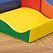 Soozier 7 Piece PU Leather Soft Play Climbing for Toddlers, Baby Colorful Soft Play Gym Toys Indoor, Modular Crawling & Climbing Play Set for 1-3 Years Multi-Color
