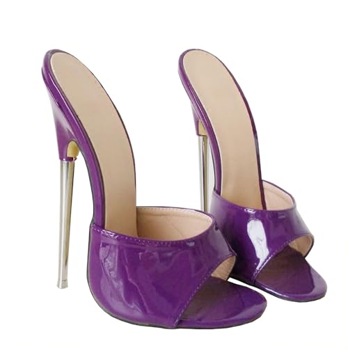 Talons hauts 18 cm et sandales à bout ouvert pour briller en soirée