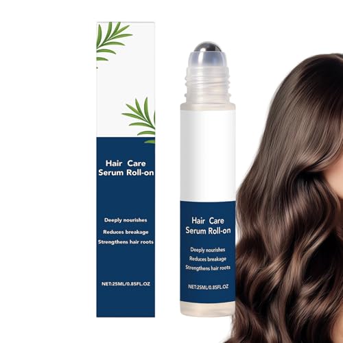 JINGLING Capilar - 25ml No Graso Nutritivo | De Masaje Roll-On Para El Cuero Cabelludo,Para Mujeres Y Niñas Mañana Y Tarde Diario Viaje Cabello Largo O Corto Dañado