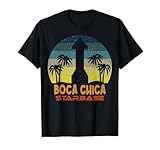 Boca Chica Beach - Vintage Starship - Boca Chica Starbase T-Shirt