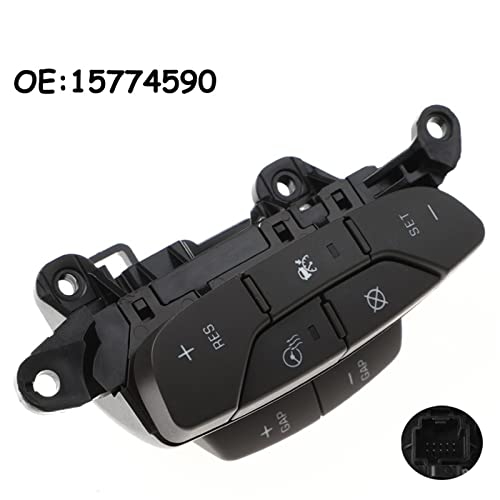Interrupteur de croisière au volant et bouton Bluetooth 15774590 pour commande multimédia
