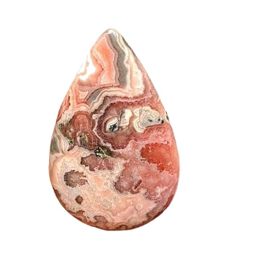 Rhodochrosite naturelle 47mm cabochon poli pour réparer ou créer une bague DIY