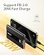 Mini Powerbank VRURC 10000mAh mit 20W Schnellladung und 3 Ausgängen