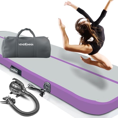 AIR Tracking TRACK Matte - aufblasbar, Tumbling Matte 10 cm - 20 cm hoch, mit elektrischer Pumpe, Farbwahl, Größe: 1 2 3 4 m Tumblingmatte, Gymnastikmatte, Turnmatte, Trainingsmatte, Fitnessmatte