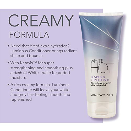 White-Hot-Short-Hair-Quartet-brightening-hair-care-regime-with-texturising-styling-cream-for-shorter-white-grey-hair-purple-shampoo