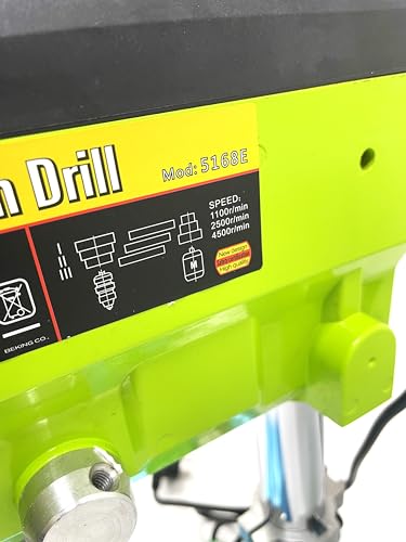 Image of ANM SALES BG-5168E 13mm 680 Watt Mini Bench Drill, Mini Compact Wood Drilling Machine Multipurpose Portable Drill Press Workbench for DIY Furniture