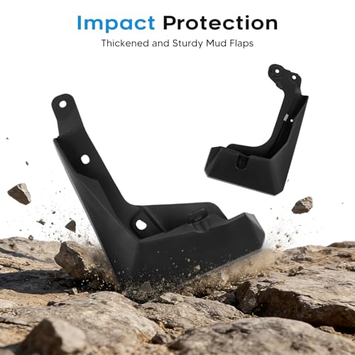 Image of Sunsdrew Mud Flaps for 2026 2027 Toyota RAV4 Accessories- 4PCS Front & Rear Splash Guards - No-Drilling All Weather Exterior Mud Guards