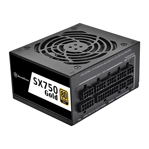 Image of Silverstone Technology SX750 Gold 80 Plus Gold 750W SFX Fully Modular Power Supply SX750-G
