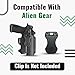 Holster Gator Tactical Mount, Belt Clip Holster Holder for Car, Truck, Desk & Wall, Storage for Vehicle, Home, Office, Includes Sticky Dash Installation Kit Compatible with Alien Gear Clip RH