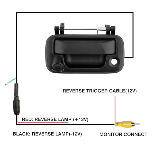 Tailgate Handle Backup Camera Fit for Ford F150 F250 F350 F450 2004-2014 by ACAUTO - Used condition - Image 5