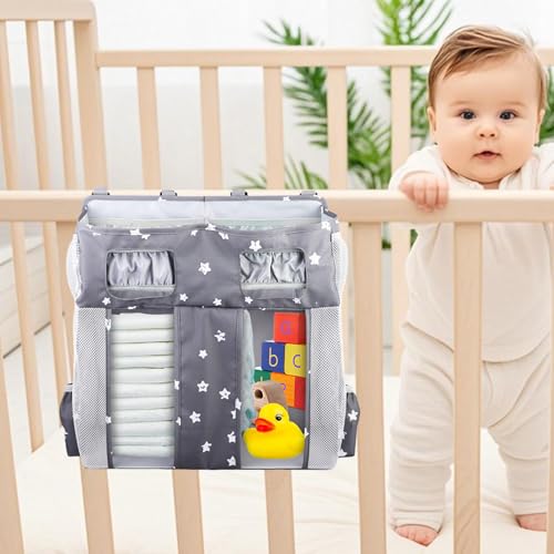 Range Couches Bébé et Sac de Rangement Oxford Suspendu Grande Capacité - 4